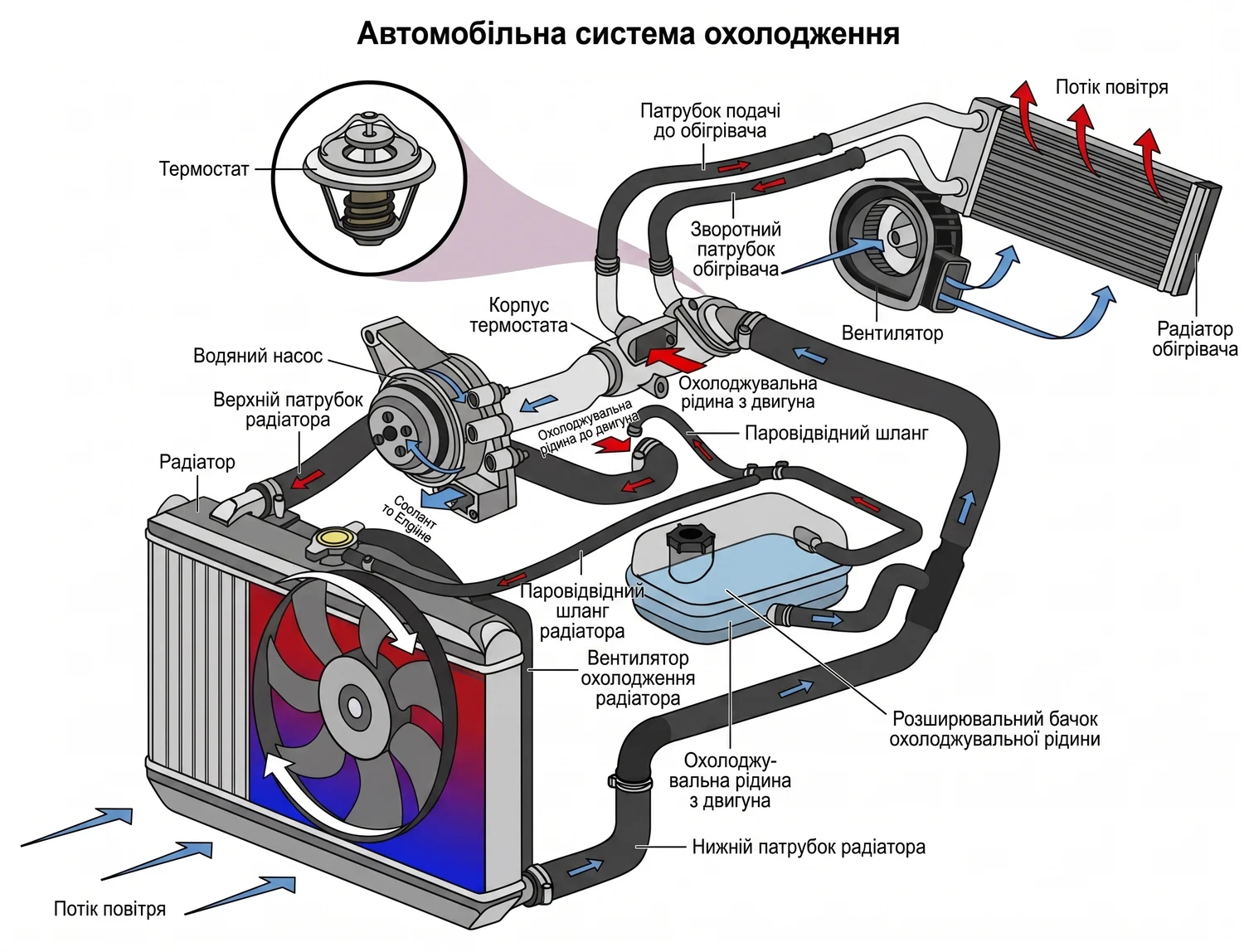 Автомобільна система охолодження